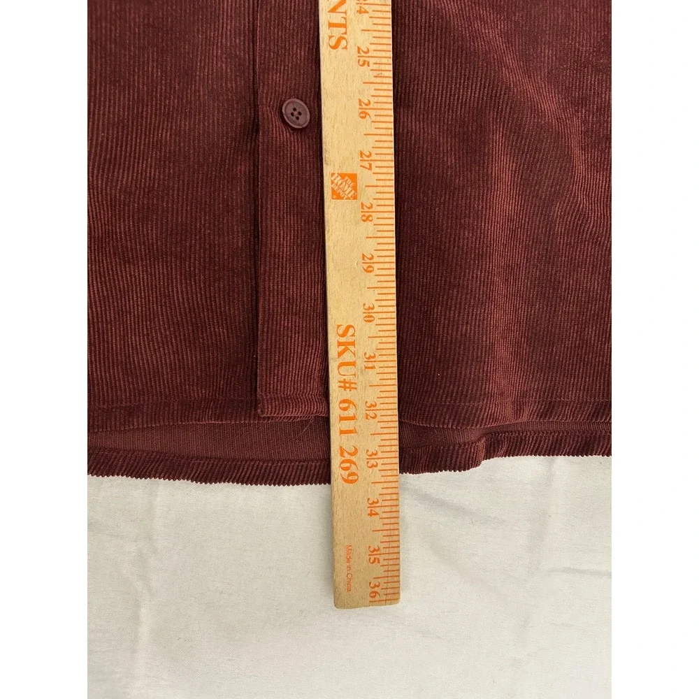 Trust Burgundy Double Pocket Top/Pants Suit‎ SIZE: XL Pants 36/30 Cord Polyester